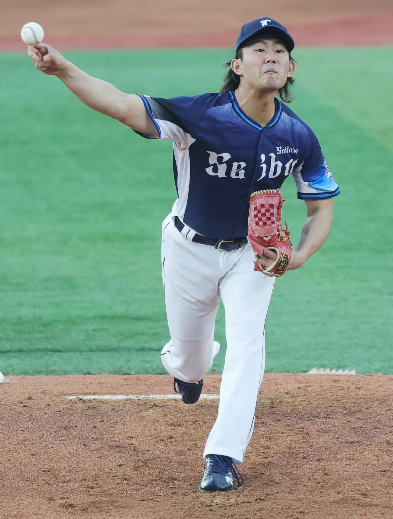 DeNA対西武　西武先発の今井（撮影・野上伸悟）