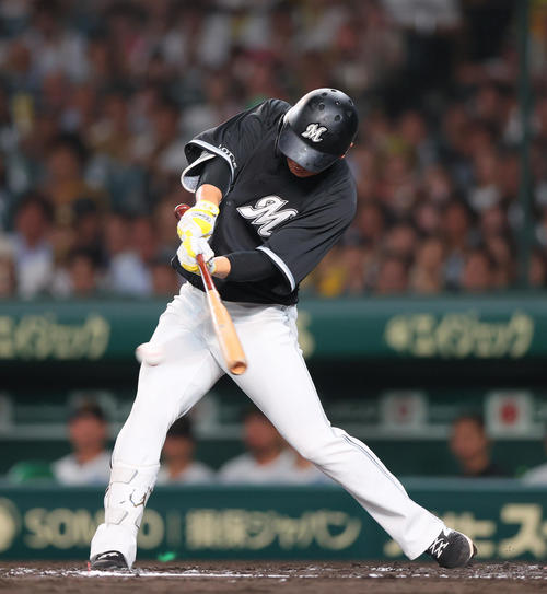 ロッテ】角中勝也が通算1500試合目で値千金の一打 阪神才木から投手