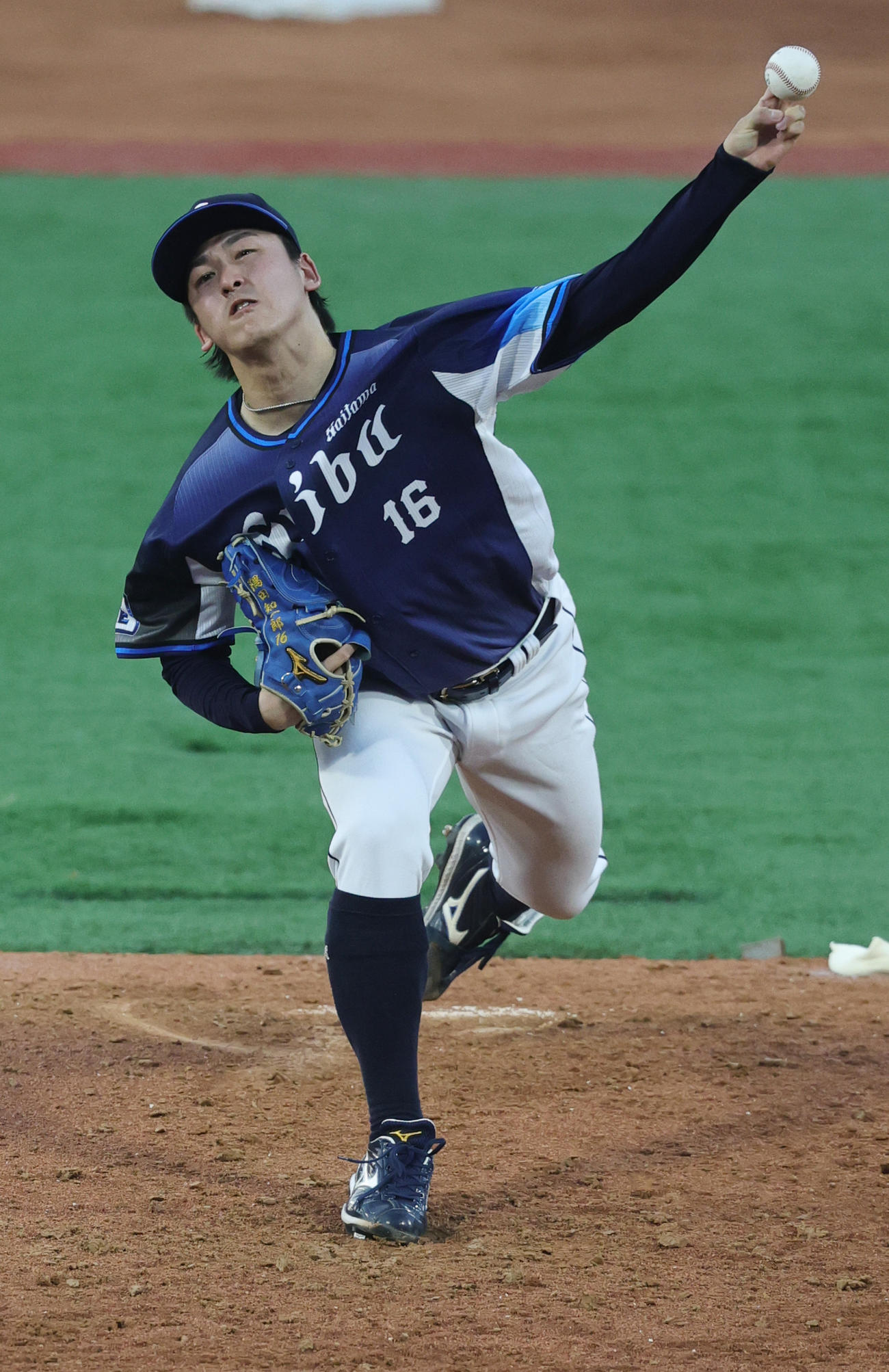 DeNA対西武　西武先発の隅田（撮影・野上伸悟）
