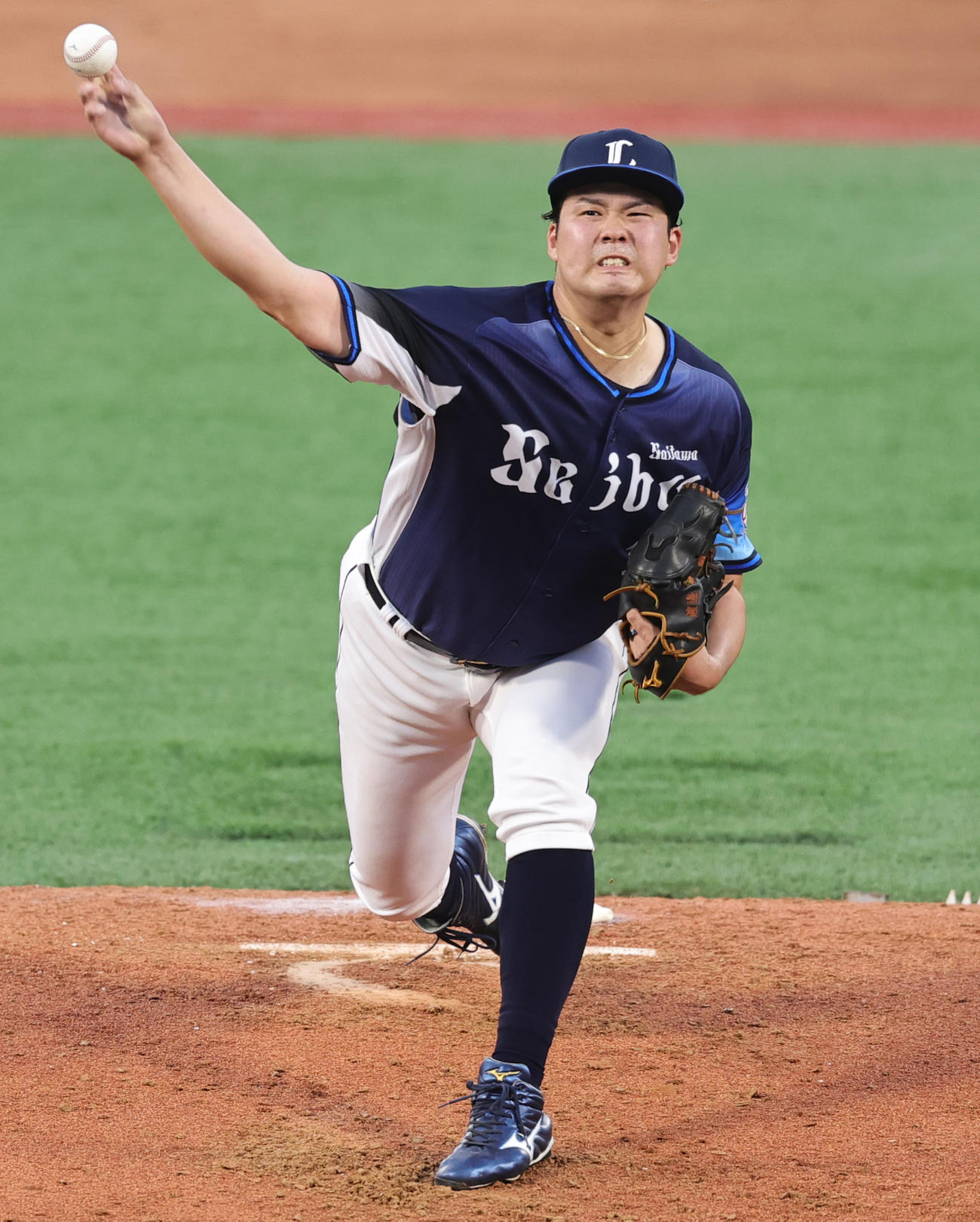 DeNA対西武　西武先発の渡辺勇（撮影・野上伸悟）