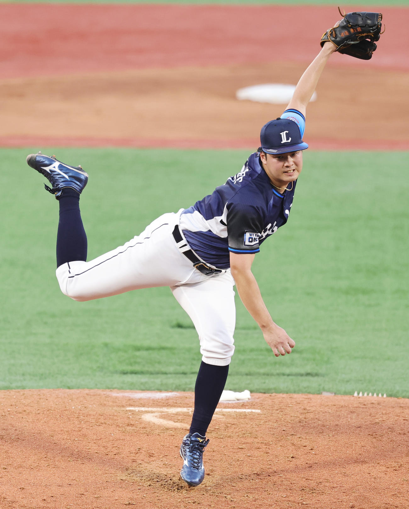 DeNA対西武　西武先発の渡辺勇（撮影・野上伸悟）