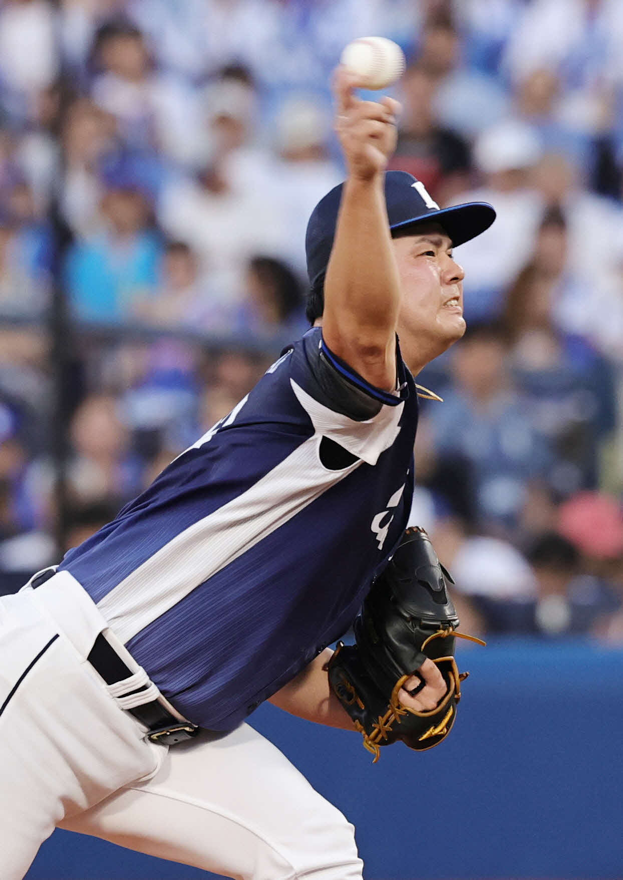 DeNA対西武　西武先発の渡辺勇（撮影・野上伸悟）