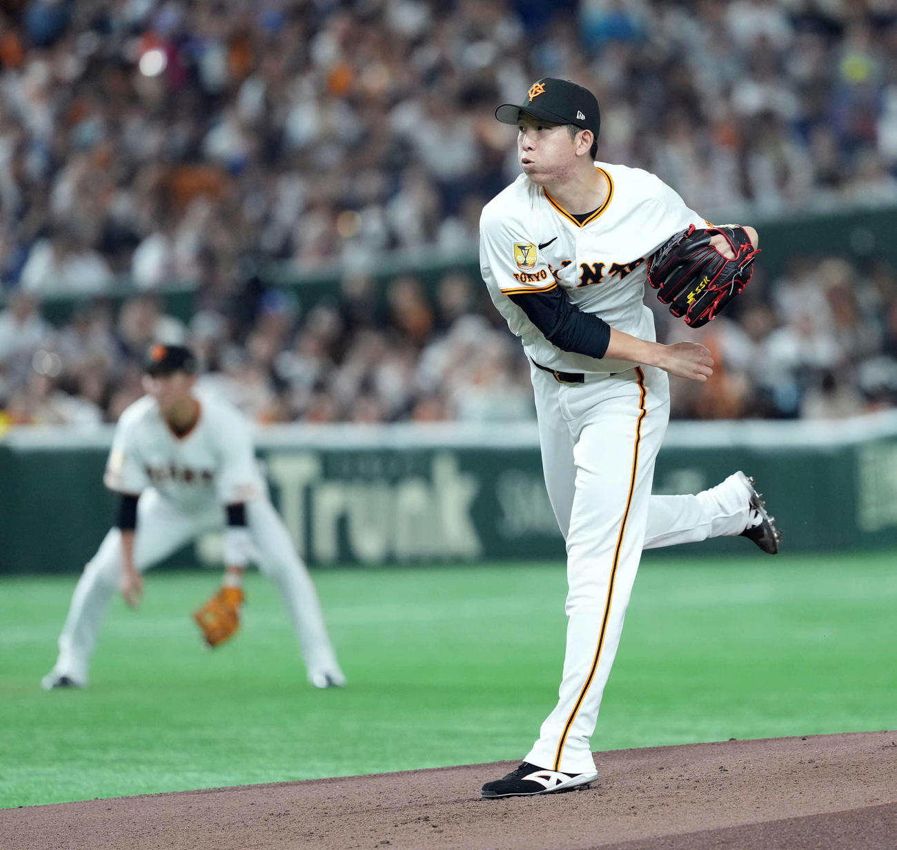 巨人対西武　巨人の先発戸郷（撮影・たえ見朱実）