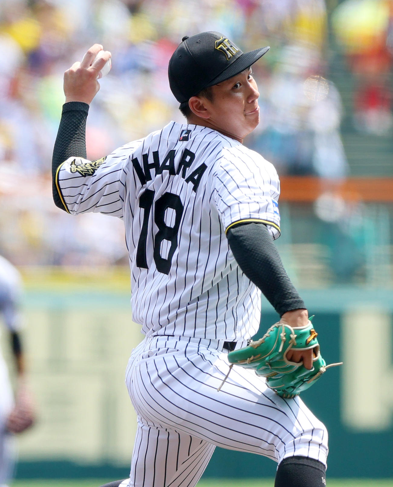 阪神対ソフトバンク　阪神先発の伊原（撮影・上山淳一）