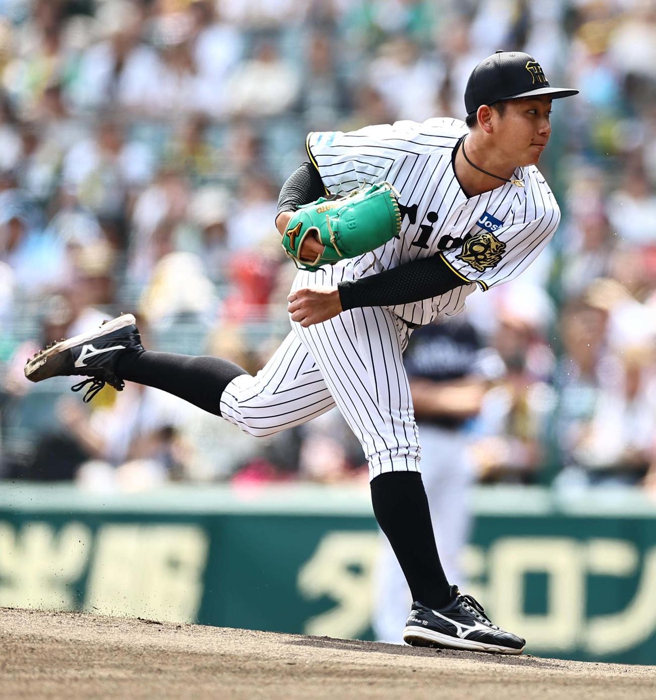 阪神対ソフトバンク　阪神先発の伊原（撮影・上田博志）