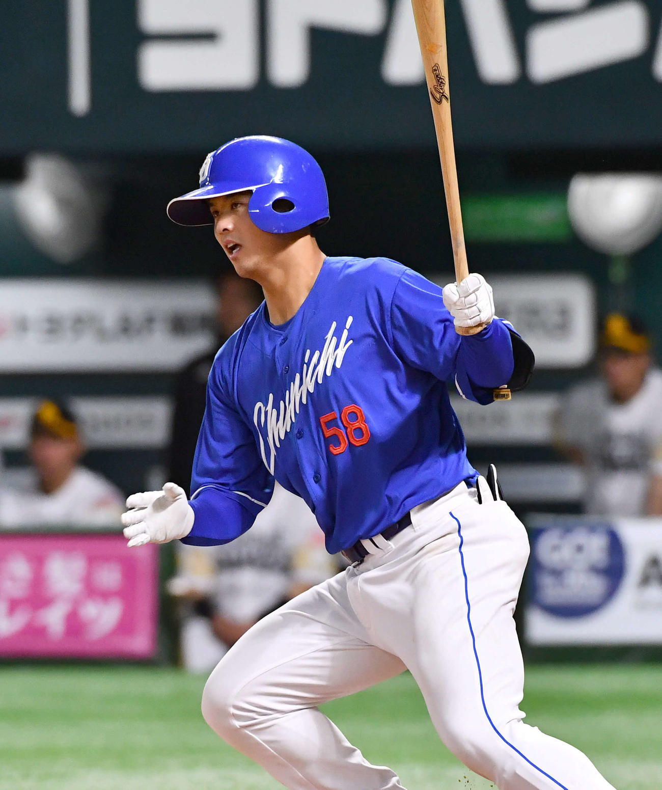 中日石橋康太（2025年6月5日撮影）