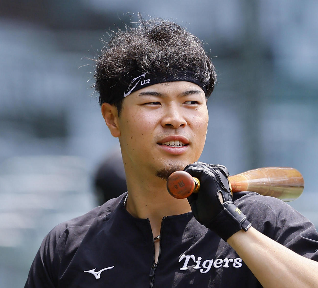 阪神佐藤輝明（2025年6月22日撮影）