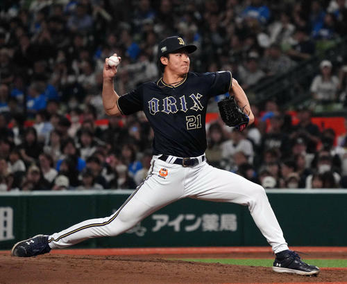オリックス】山崎颯一郎、1日限定1軍合流で投球練習「取り組みを理解