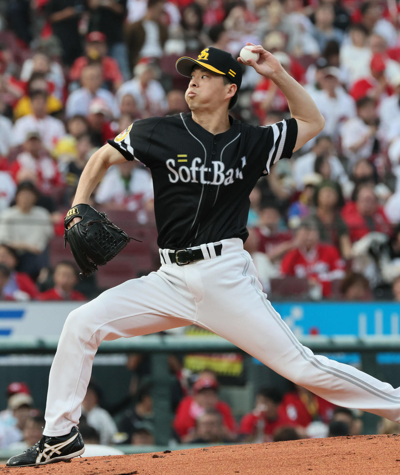 ソフトバンク大関友久（2025年6月19日撮影）