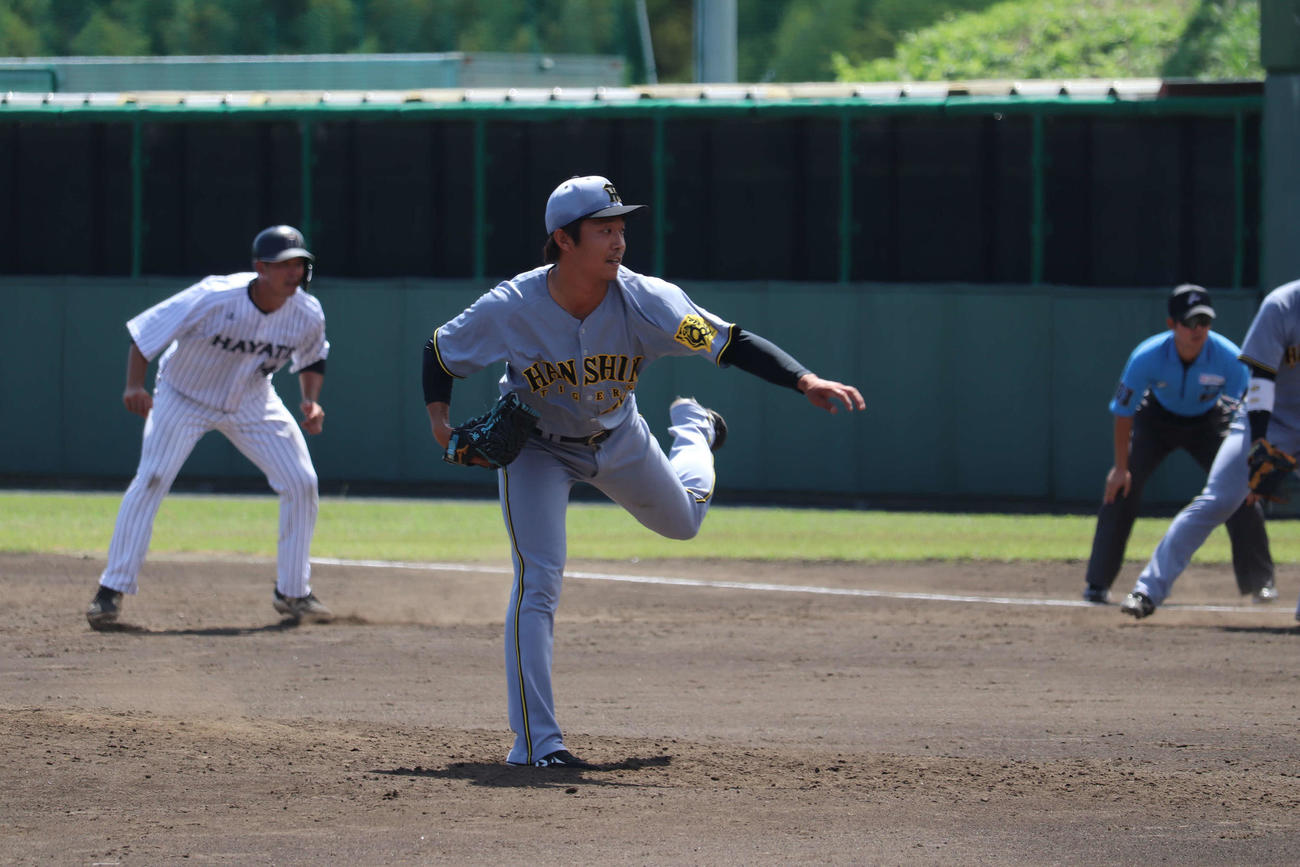 くふうハヤテ戦で実戦復帰した阪神島本浩也投手