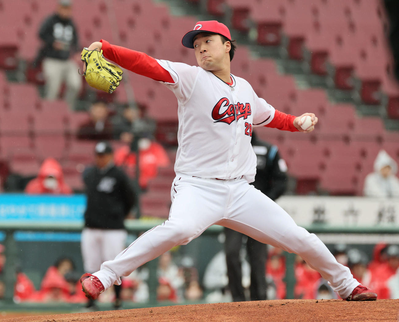 広島ドラ2佐藤柳之介（2025年撮影）