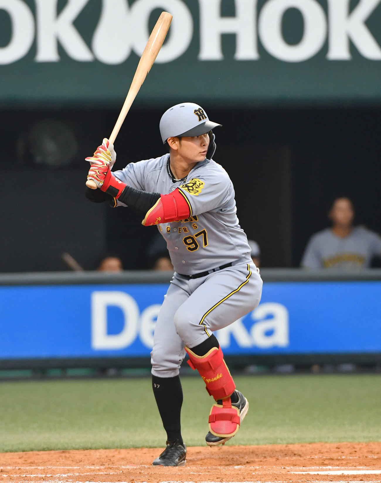 阪神野口恭佑（2025年6月7日撮影）