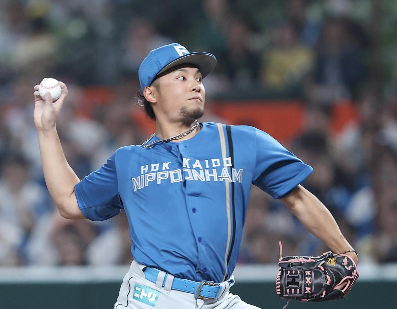 西武対日本ハム　先発登板する日本ハム伊藤（撮影・河田真司）