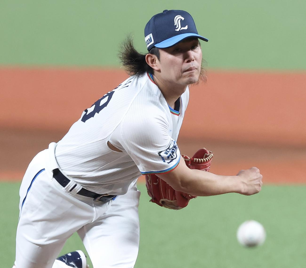 西武対日本ハム　2回表、力投する今井（撮影・河田真司）