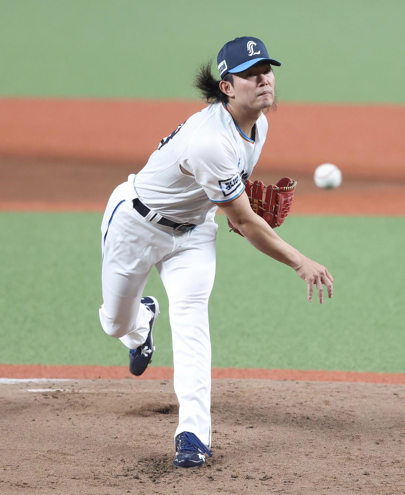 西武対日本ハム　2回表、力投する今井（撮影・河田真司）