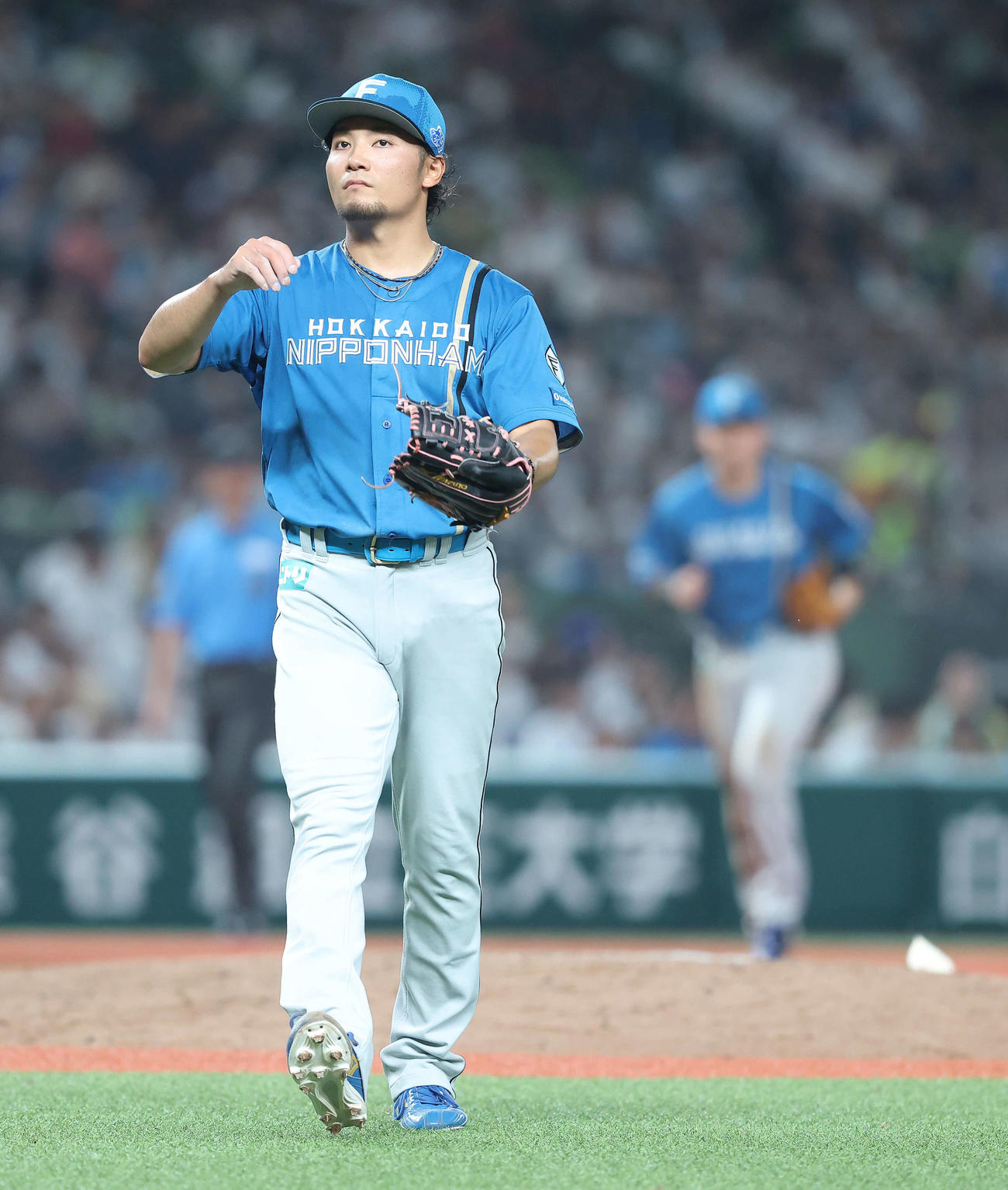 西武対日本ハム　7回裏を抑える伊藤（撮影・河田真司）
