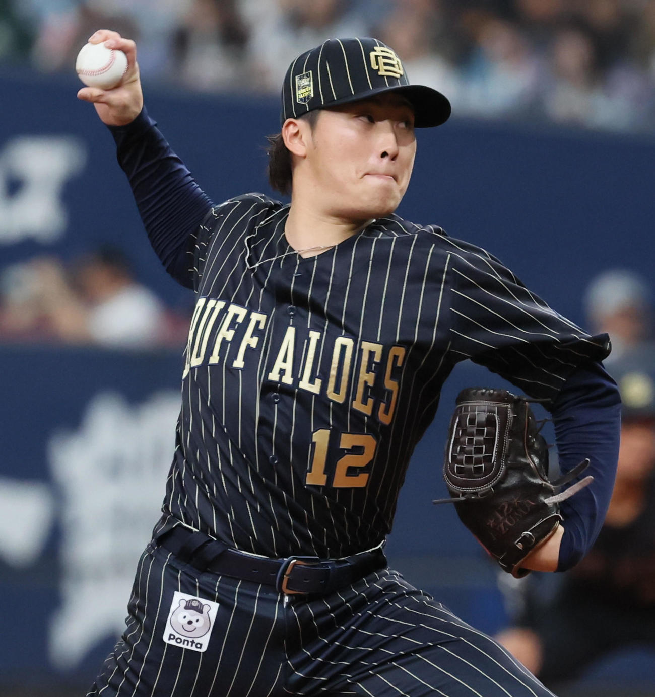 オリックス対楽天　楽天戦に先発するオリックス東（撮影・加藤哉）