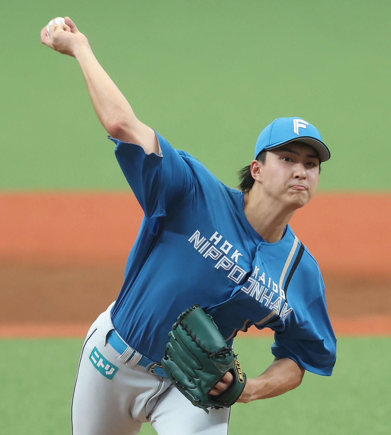 西武対日本ハム　2回裏、力投する達（撮影・河田真司）