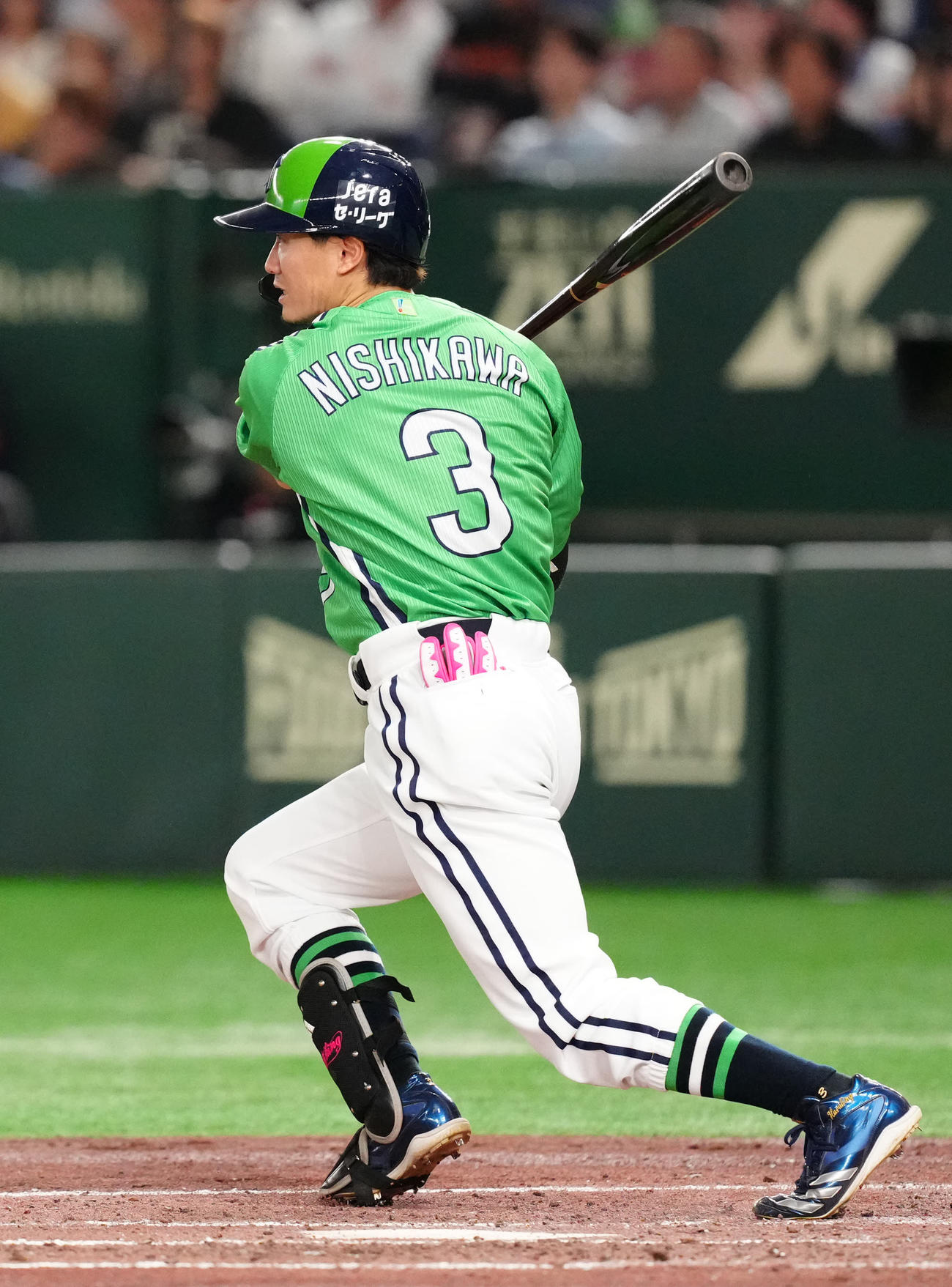 ヤクルト西川遥輝（2025年5月25日撮影）