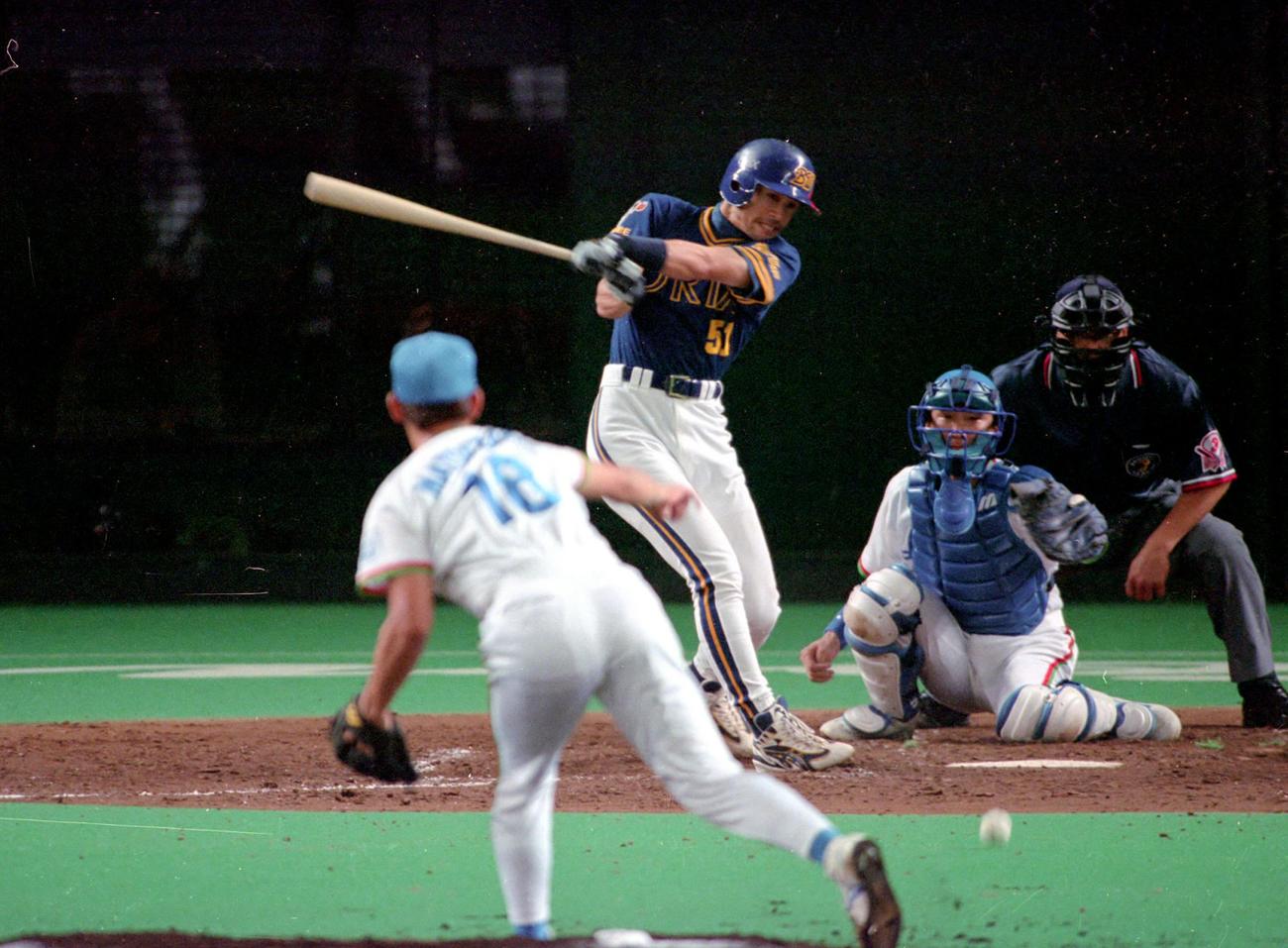 オリックス時代のイチロー（1999年6月撮影）