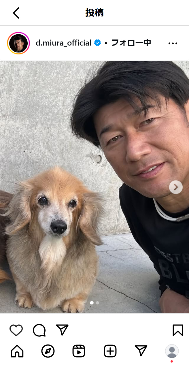 DeNA三浦大輔監督のインスタグラムから