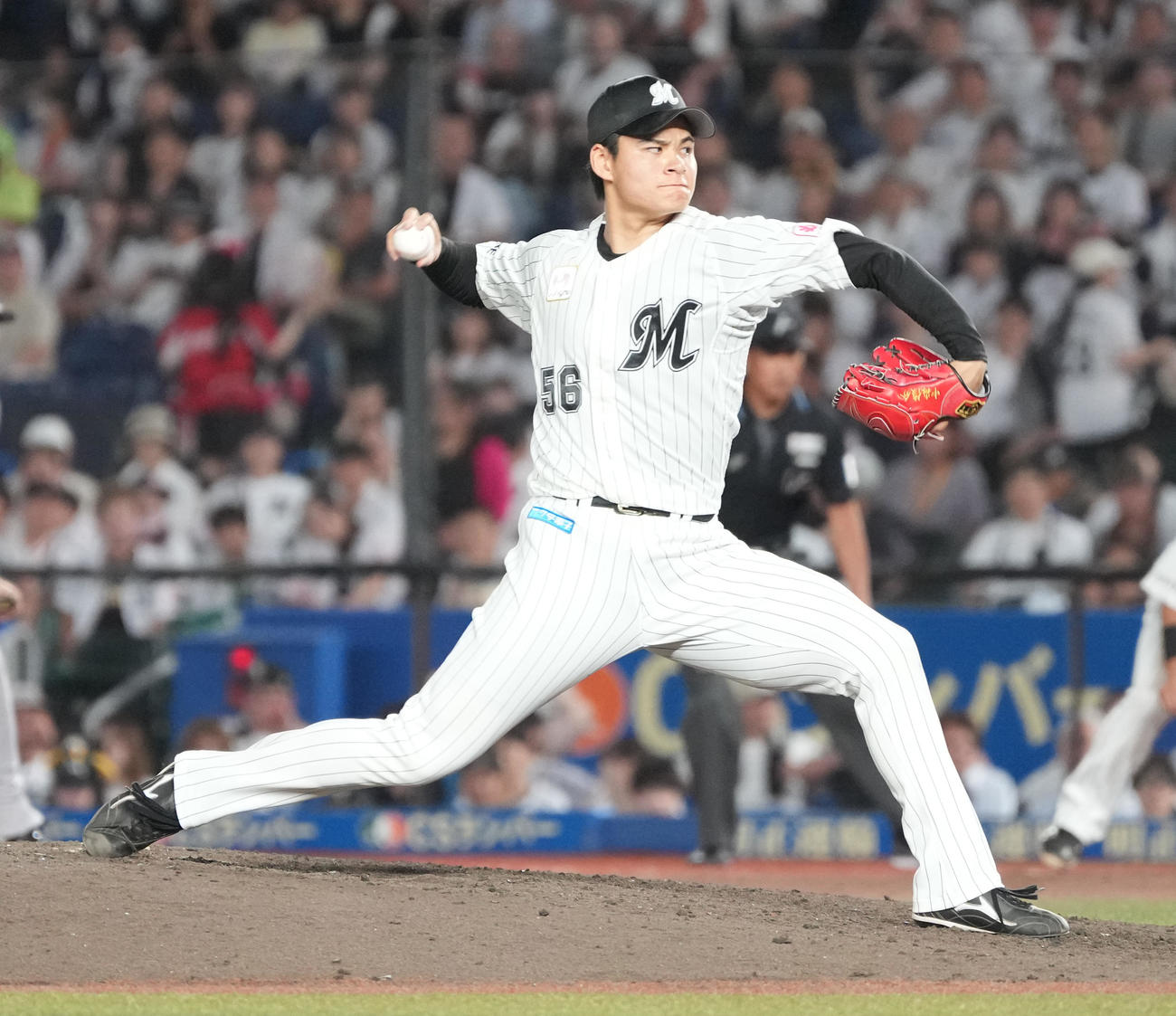 ロッテ中森俊介（2025年6月24日撮影）