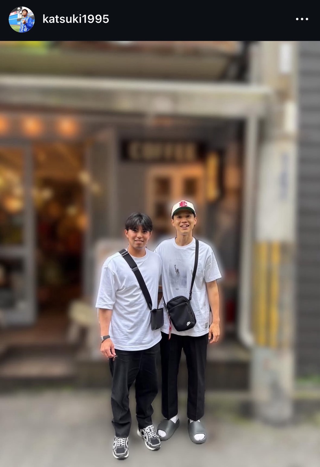 DeNA東のインスタグラムから（スクリーンショット）