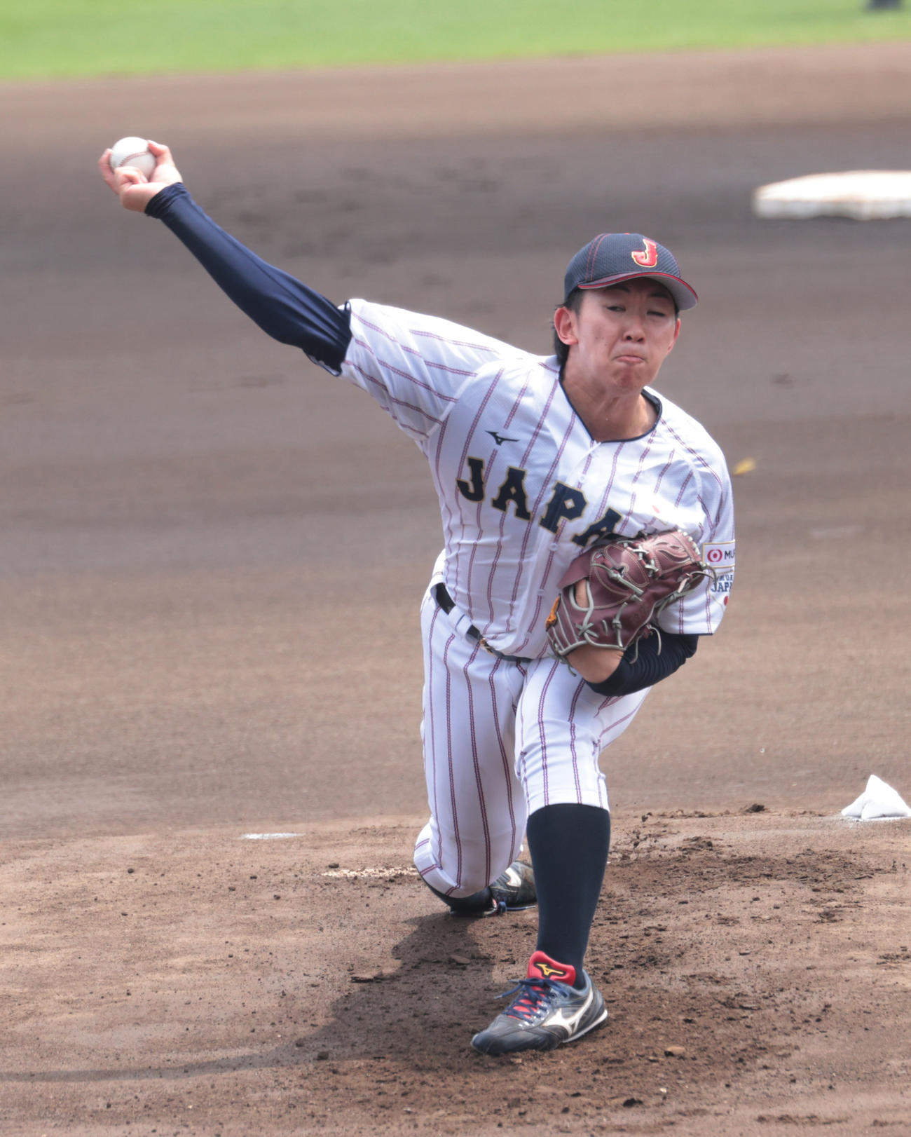 三菱重工East対大学代表　先発した早大・伊藤（撮影・柴田隆二）