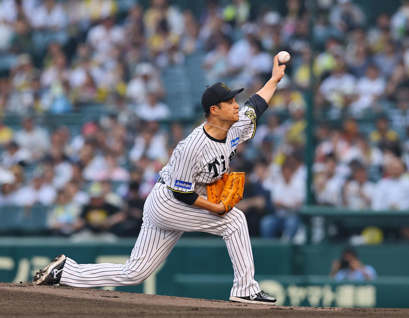 阪神対巨人　阪神先発の大竹（撮影・藤尾明華）