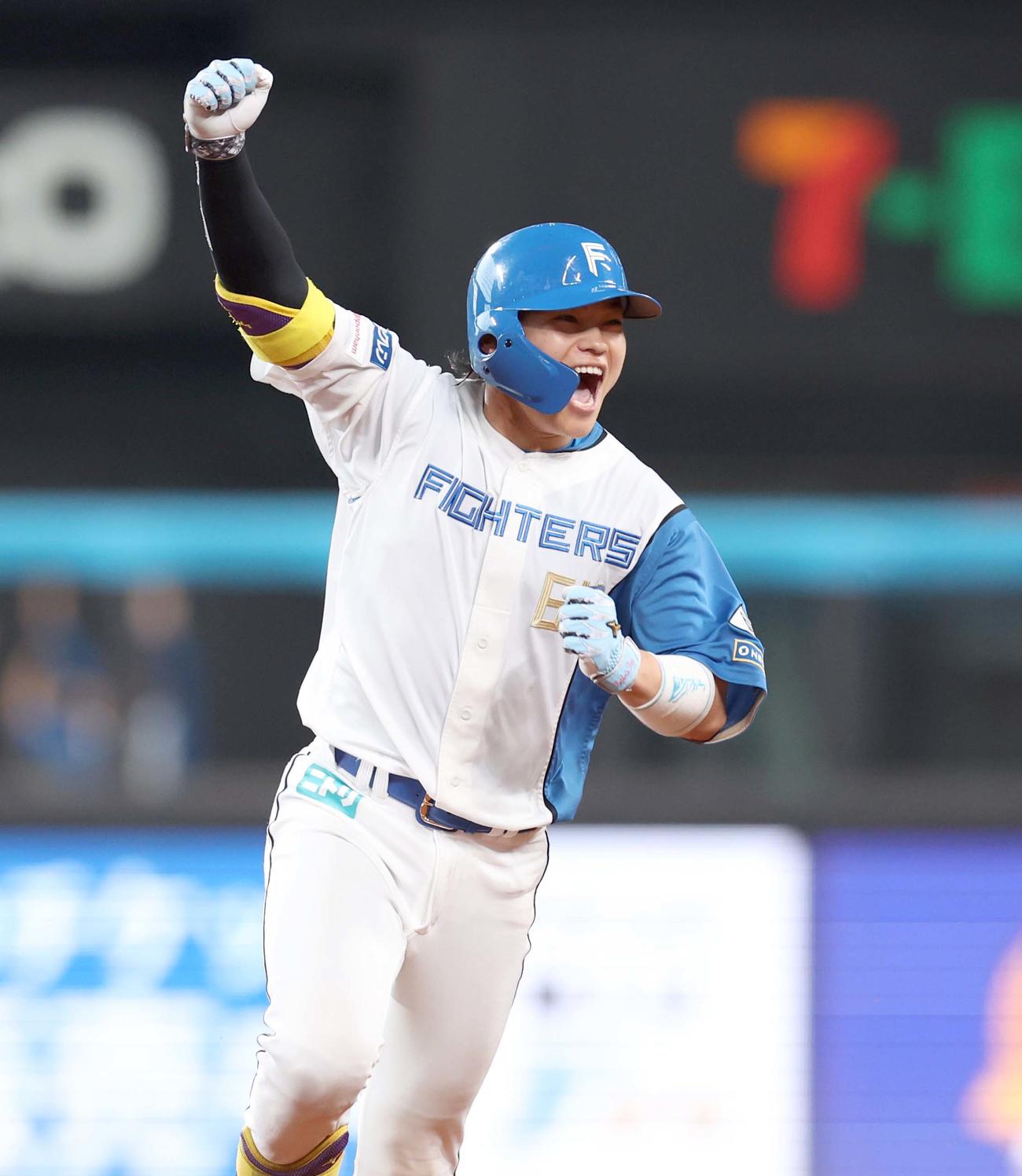 日本ハム田宮裕涼（2025年6月15日撮影）