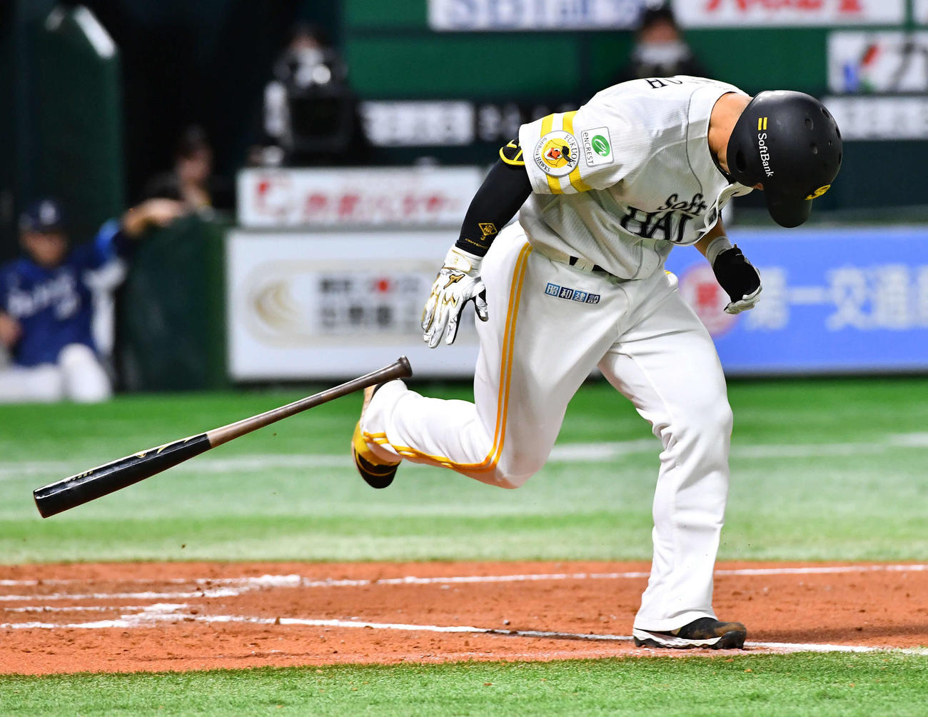 ソフトバンク対西武　9回裏ソフトバンク無死、代打の近藤は投ゴロに倒れる（撮影・岩下翔太）