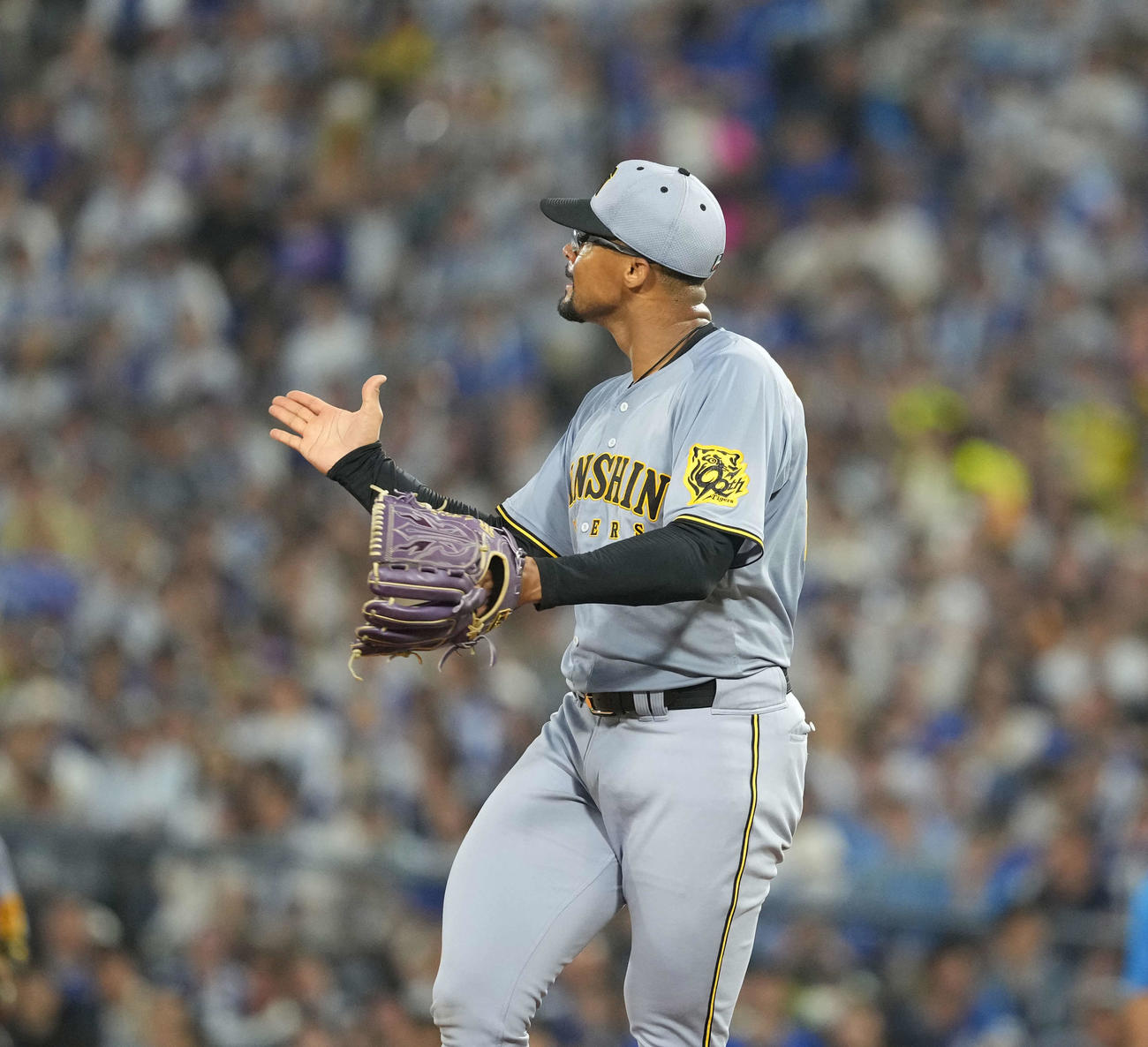 DeNA対阪神　4回のピンチを脱したデュプランティエ（撮影・井上学）