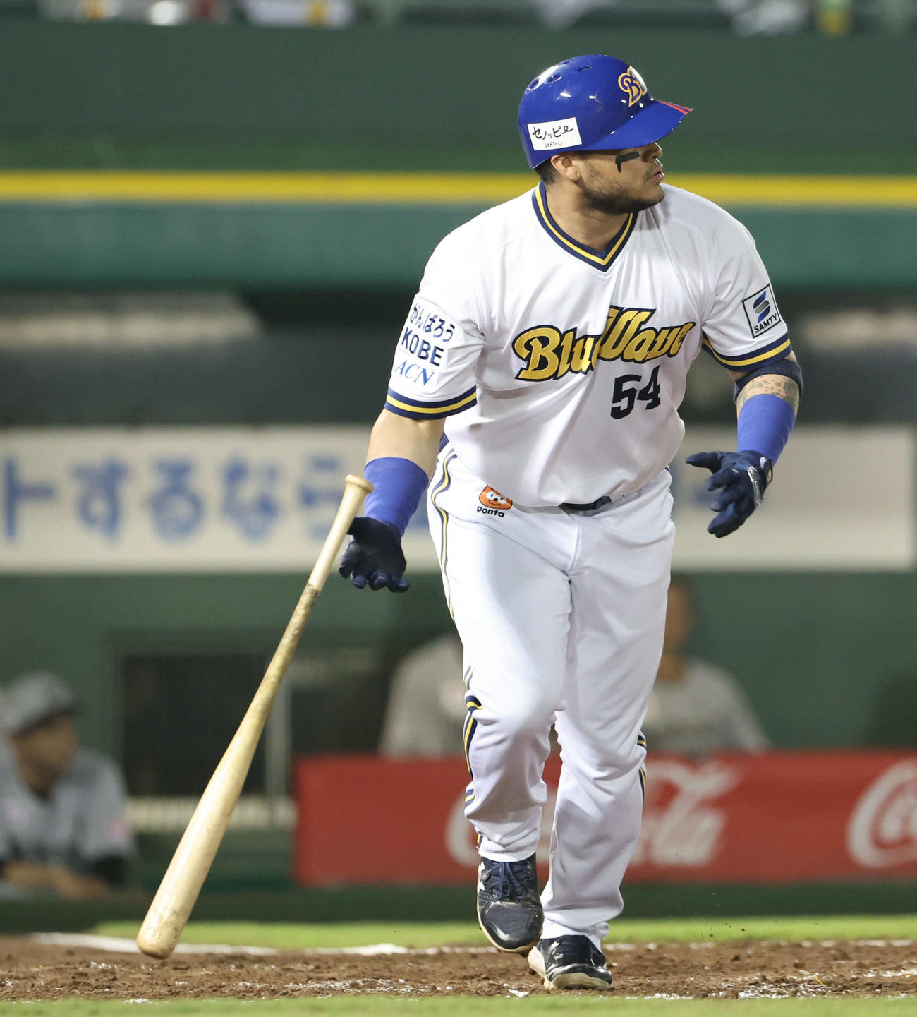 オリックス対ロッテ　5回裏オリックス無死一塁、ディアスは左中間に本塁打を放つ（撮影・西尾就之）