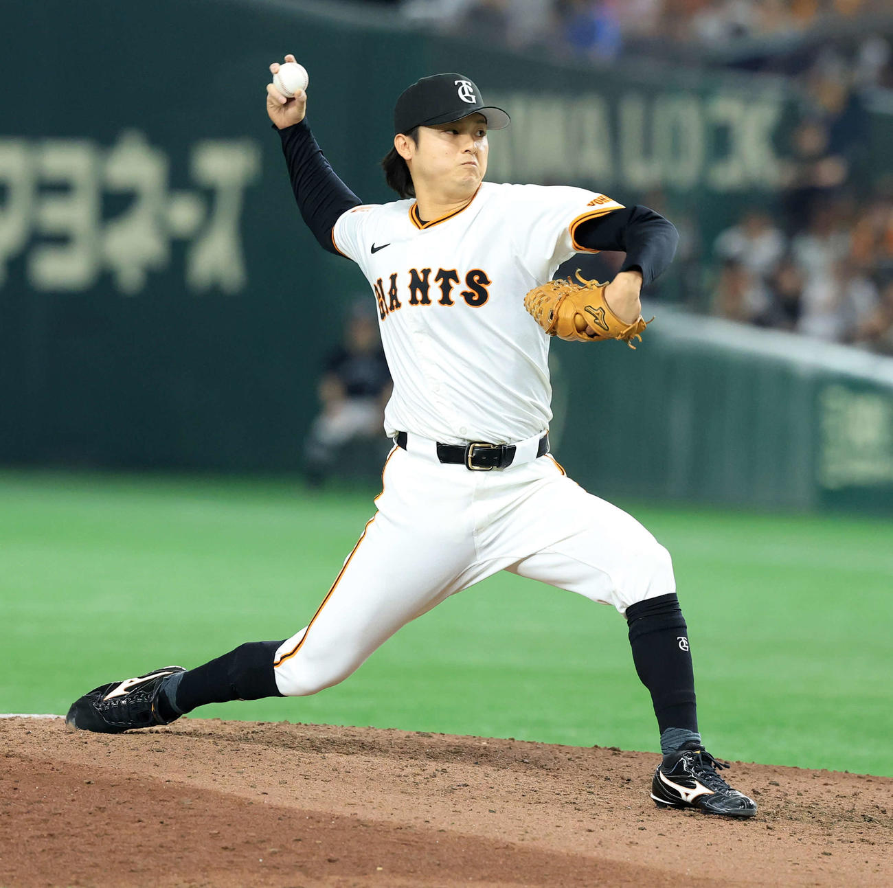 巨人対広島　8回表広島の攻撃で登板した田中瑛（撮影・浅見桂子）
