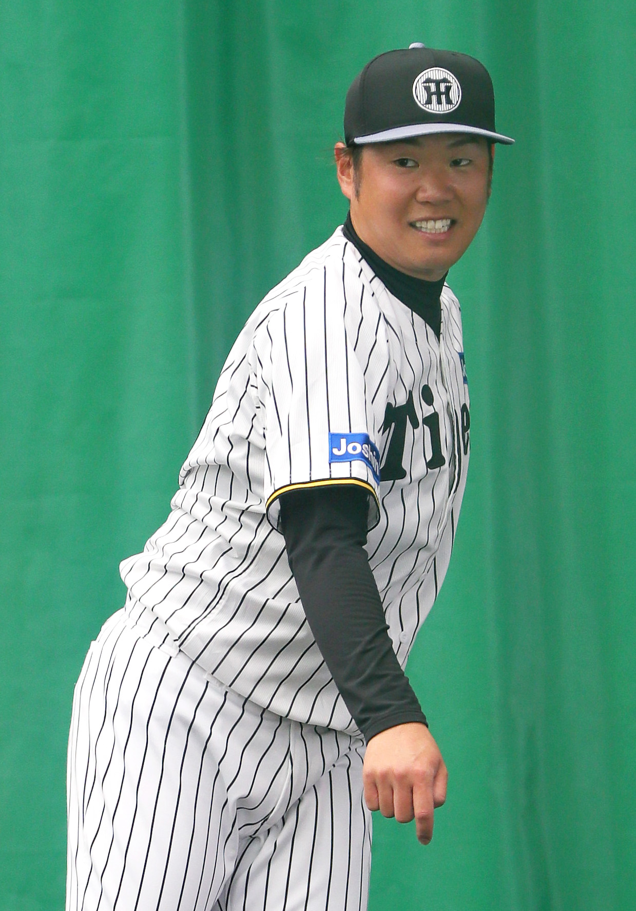 阪神西勇輝（2025年2月22日撮影）