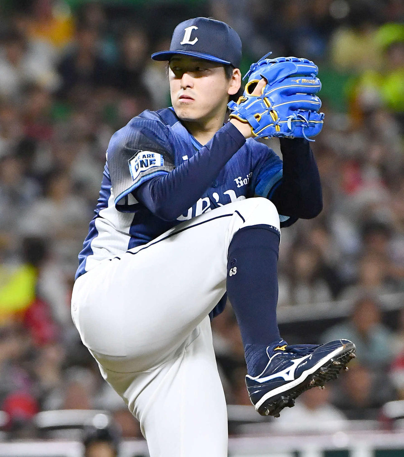 ソフトバンク対西武　西武先発の隅田（撮影・岩下翔太）