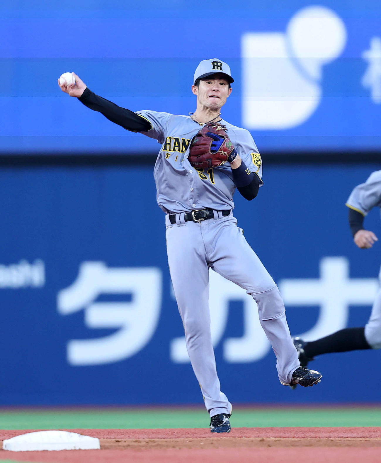 阪神中野拓夢（2025年7月5日撮影）