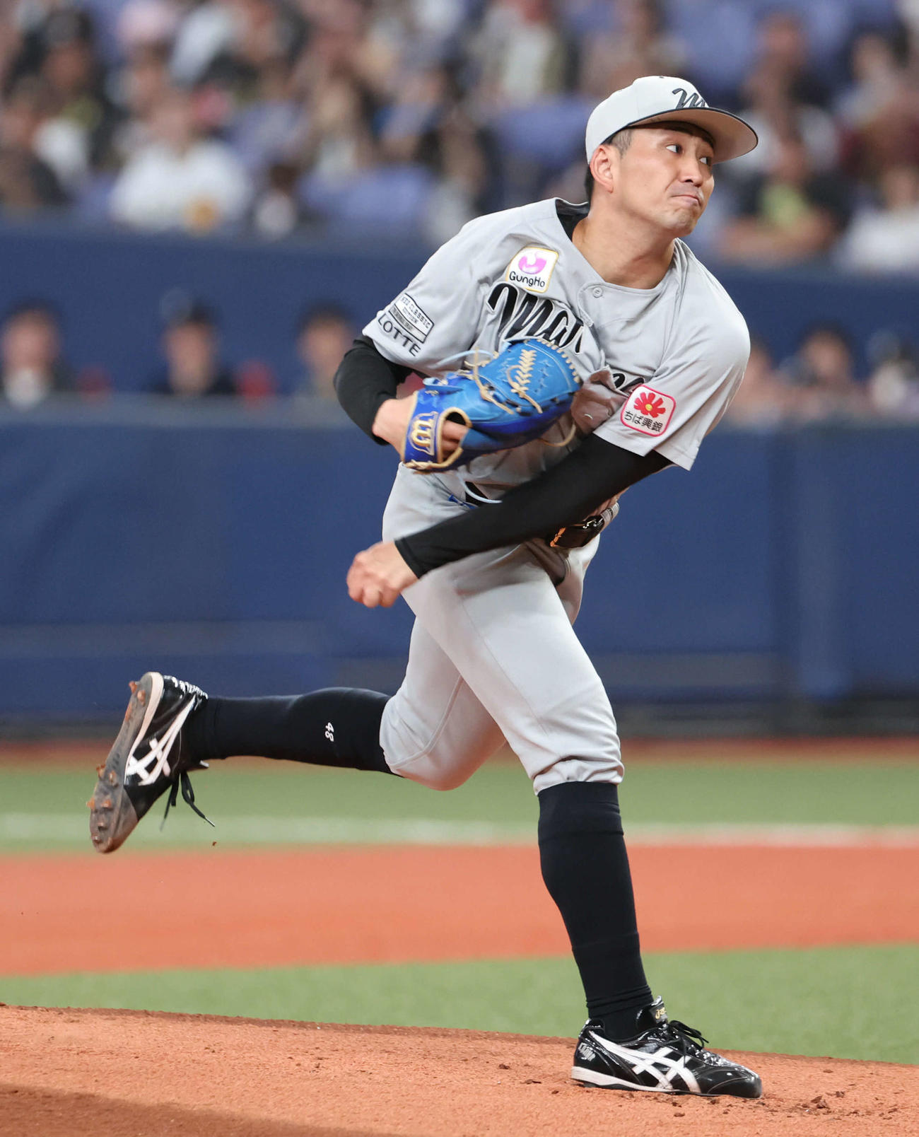 オリックス対ロッテ　ロッテ先発の小島（撮影・西尾就之）
