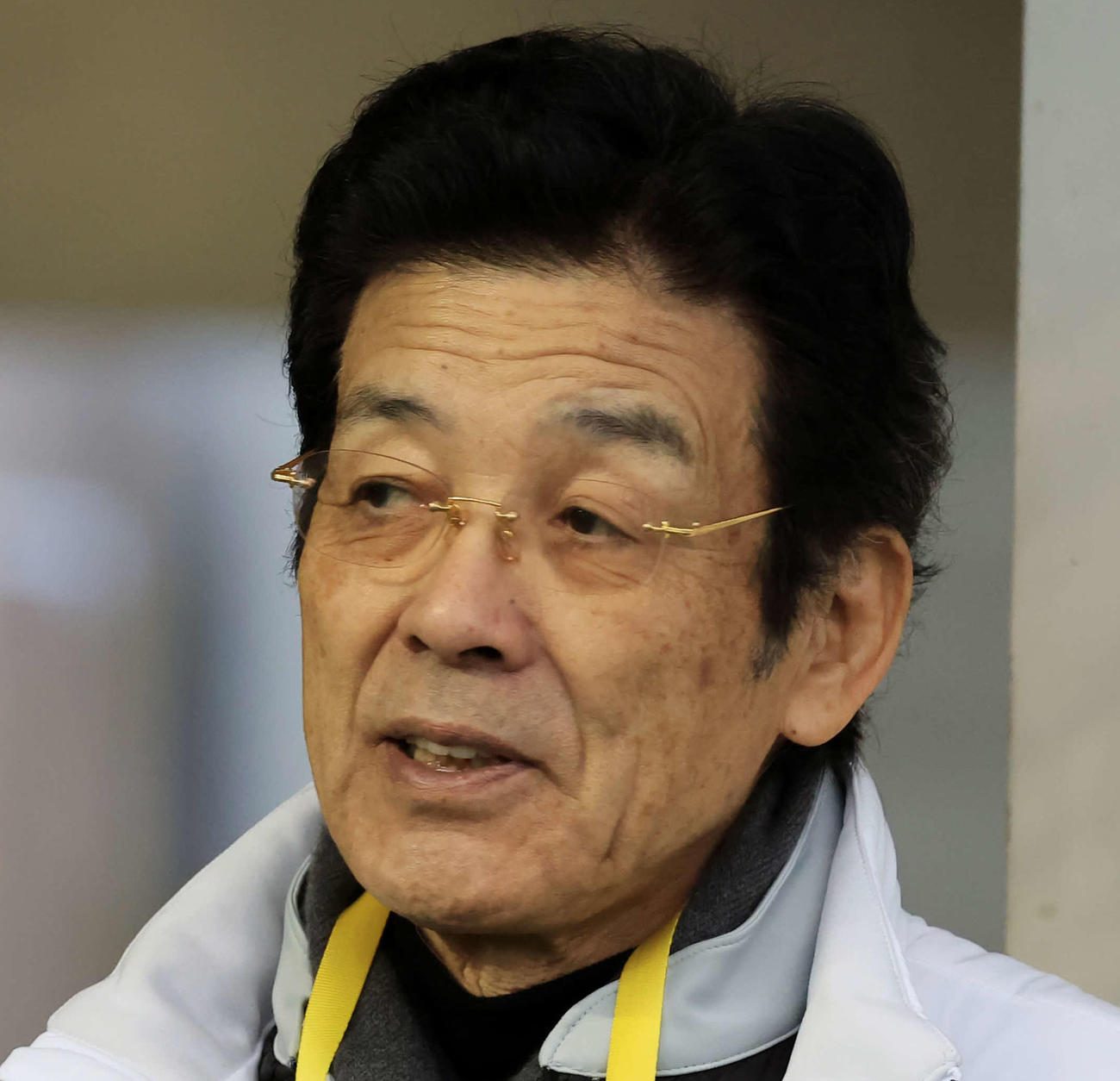 江本孟紀氏（2024年2月1日撮影）