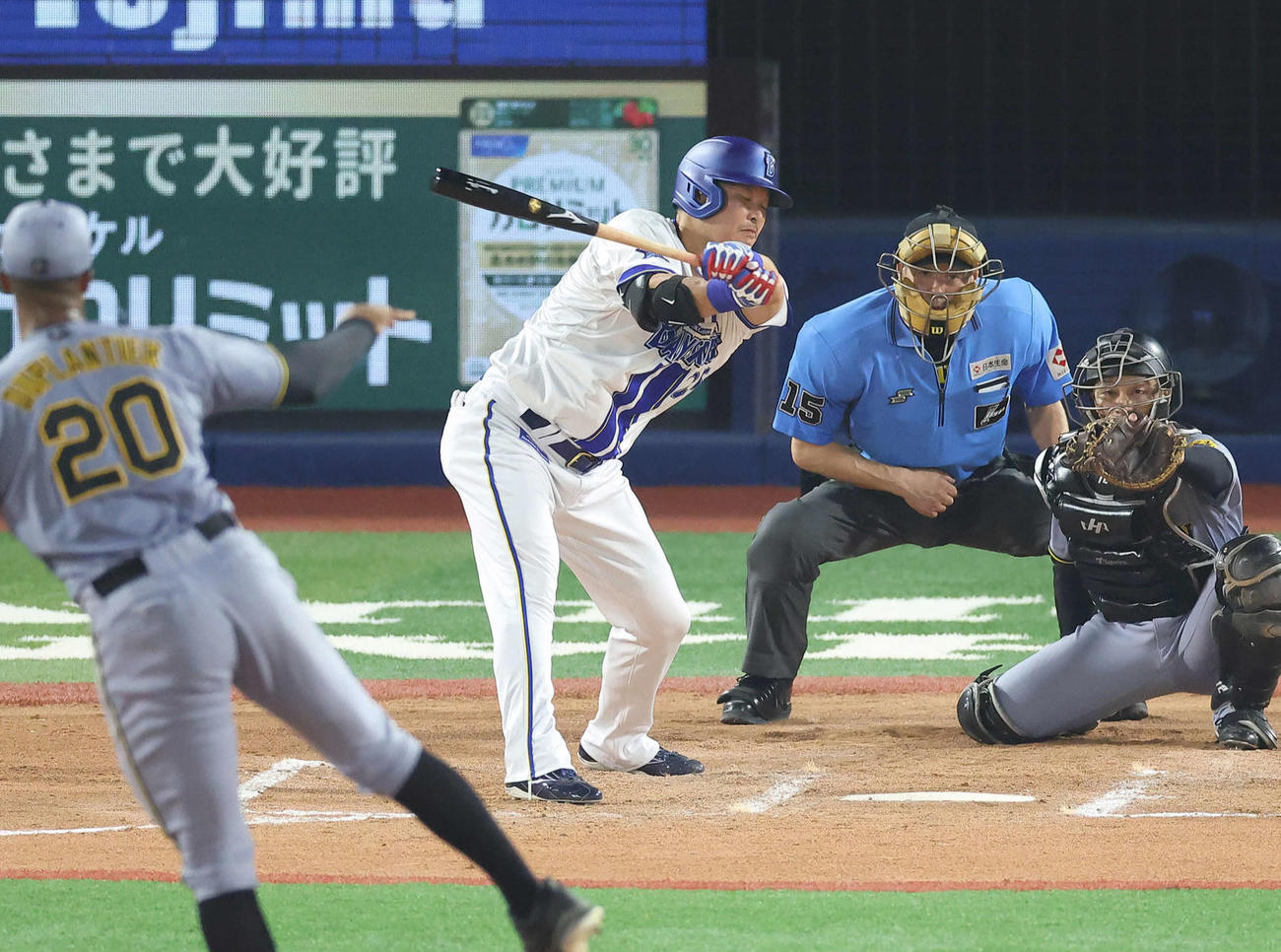5日阪神戦の6回、代打で登場も空振り三振に倒れる筒香嘉智