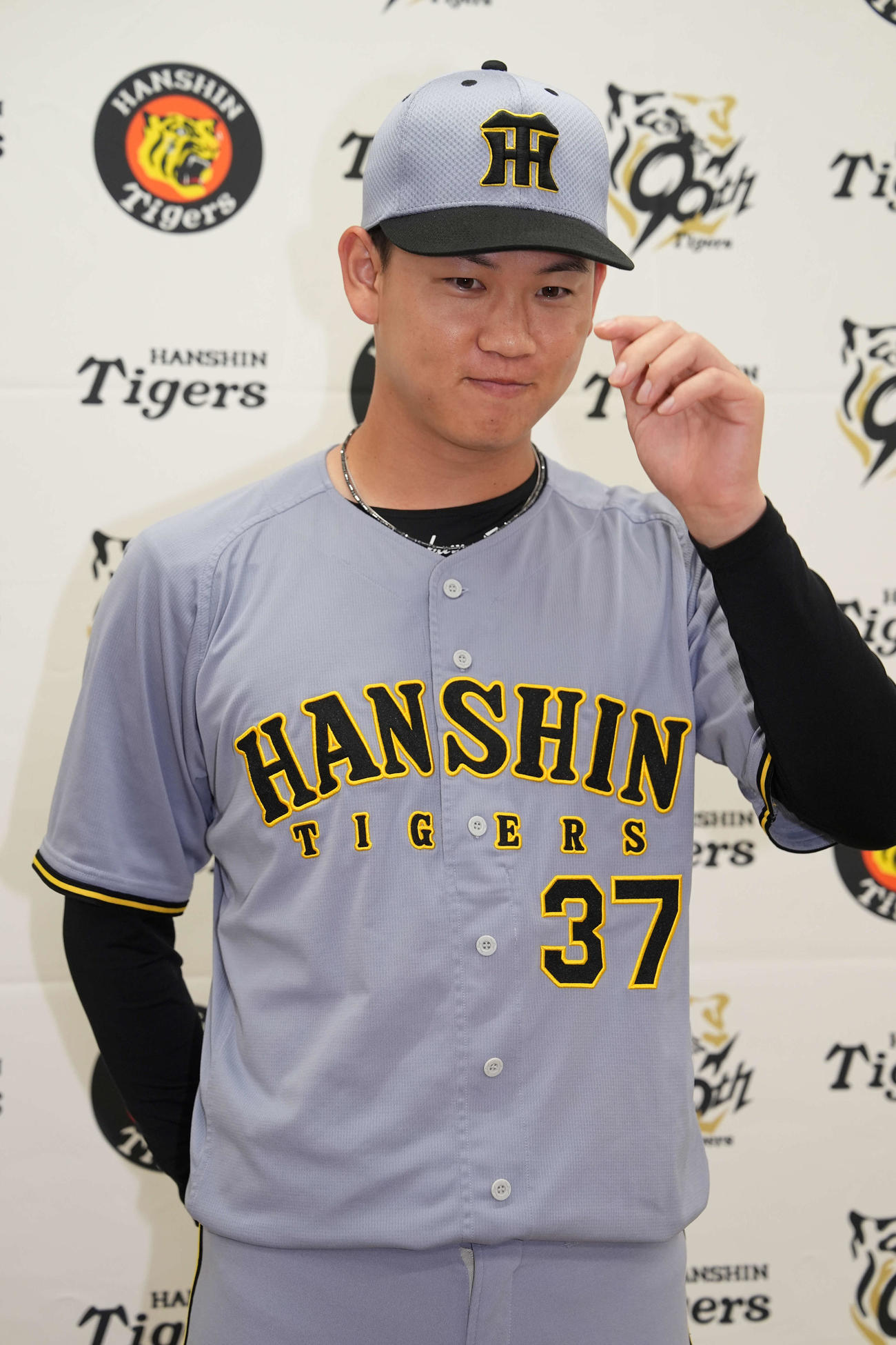 「マイナビオールスターゲーム2025」に監督選抜で選出された阪神及川（撮影・井上学）