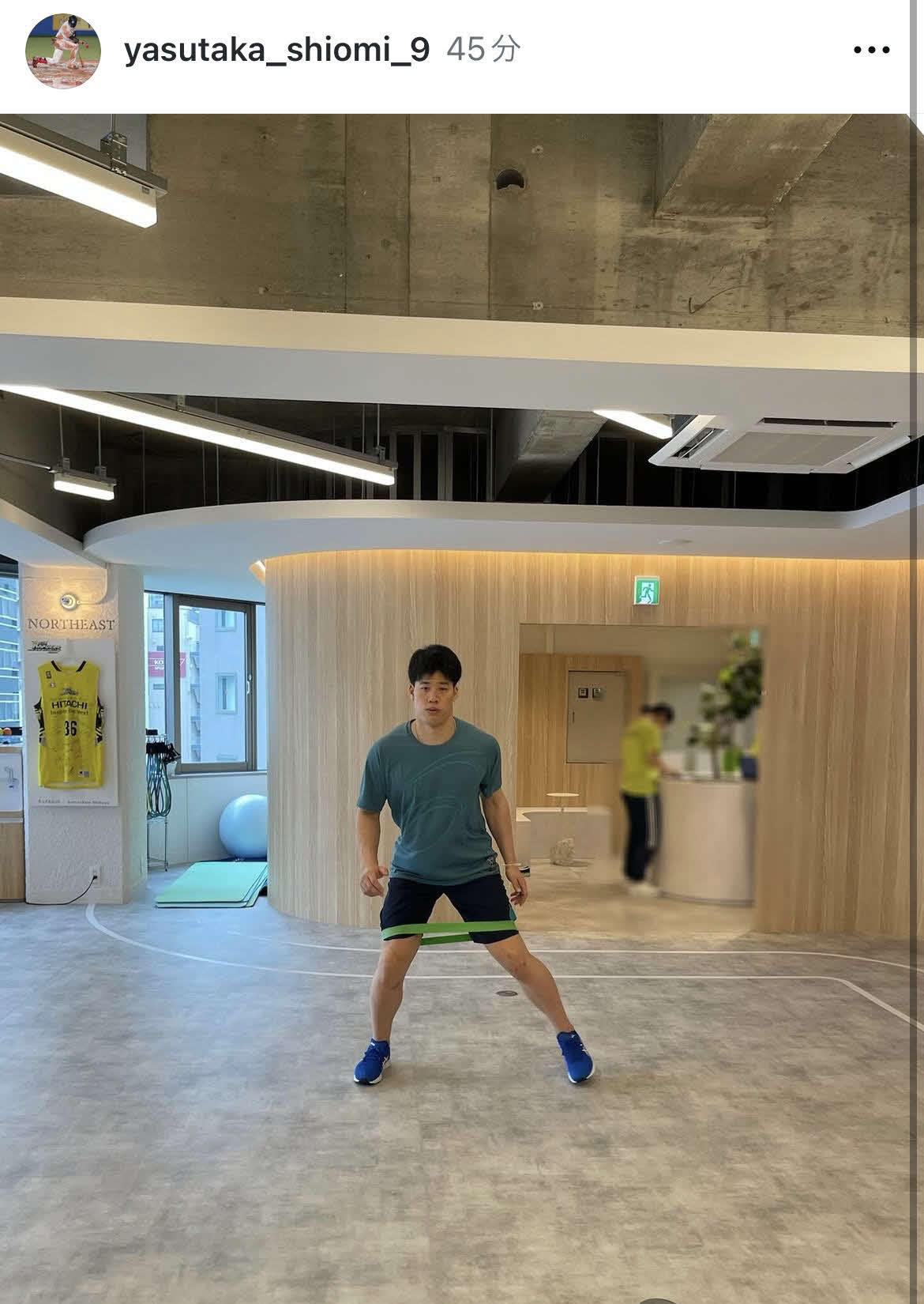 ヤクルト塩見泰隆のインスタグラムから