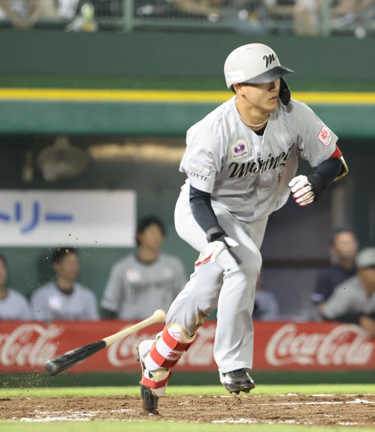 ロッテ西川史礁（2025年7月5日撮影）