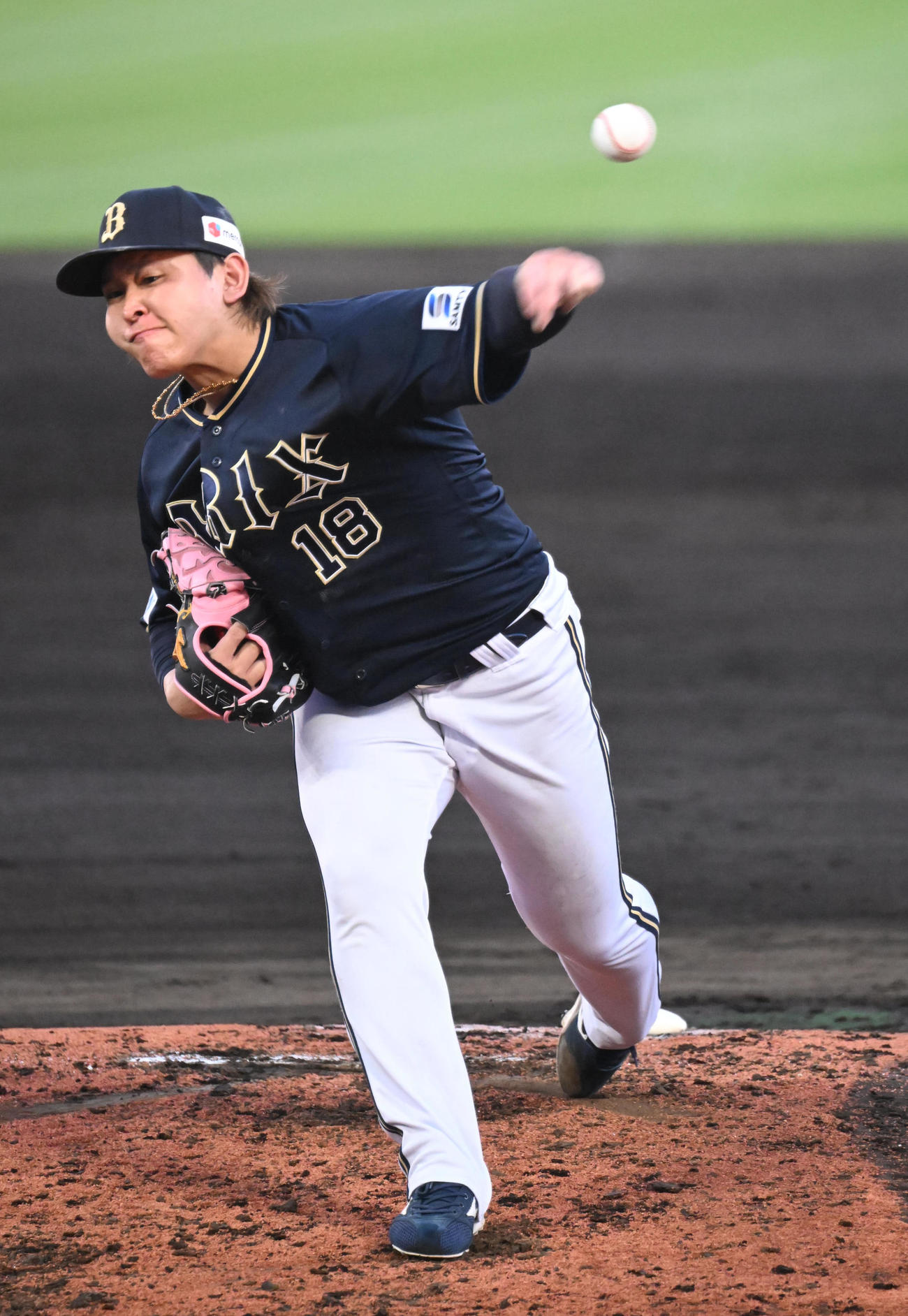 オリックス宮城大弥（2025年7月撮影）