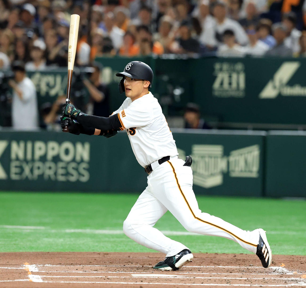 巨人吉川尚輝（2025年7月6日撮影）