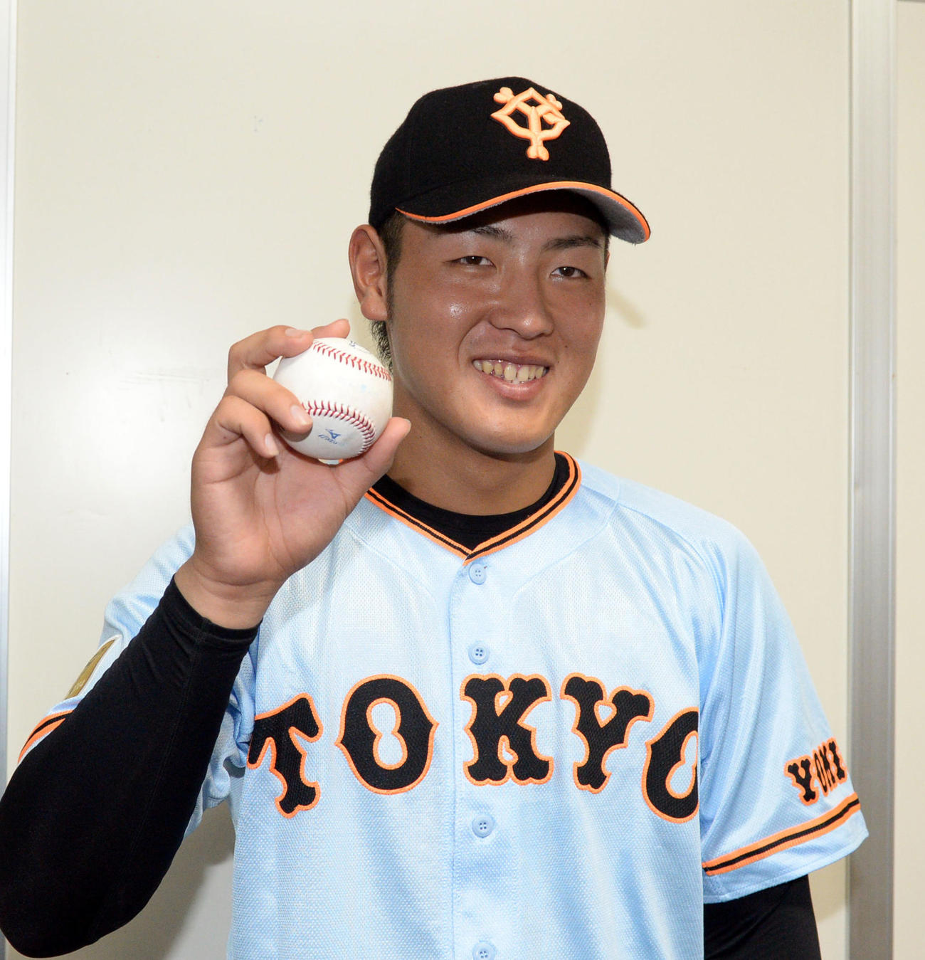 巨人岡本和真（2015年9月5日撮影）
