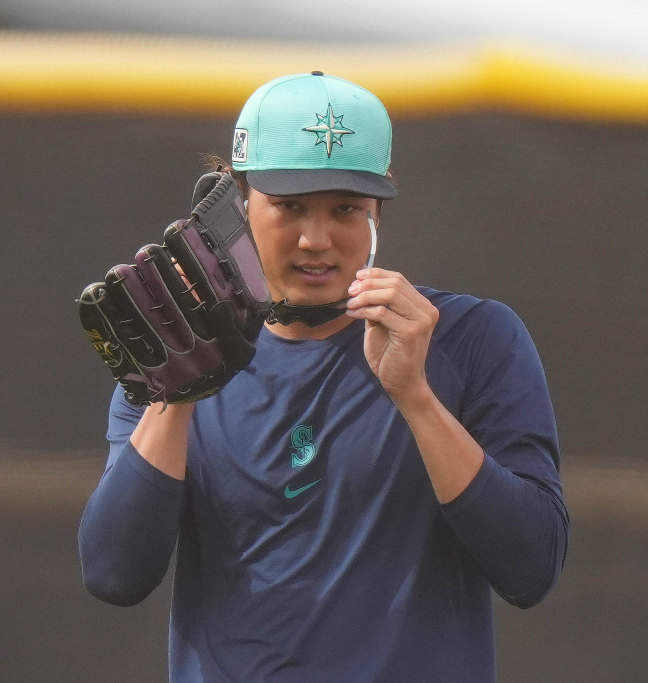 藤浪晋太郎（2025年3月撮影）