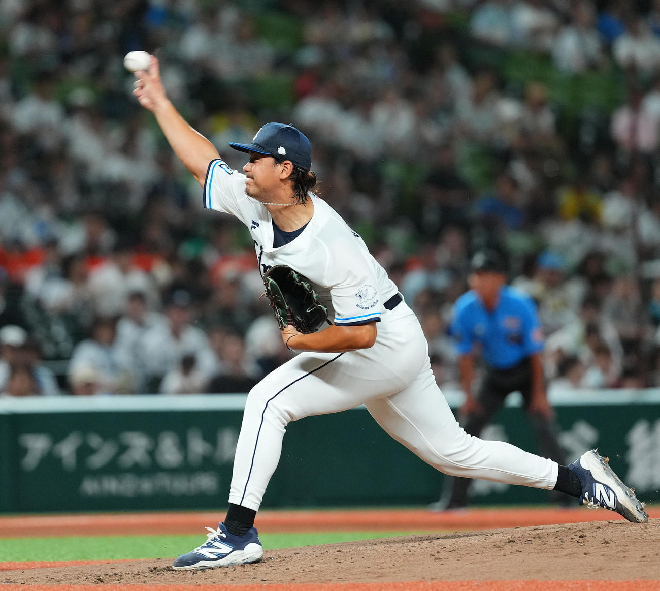 西武対楽天　西武先発の高橋（撮影・菅敏）