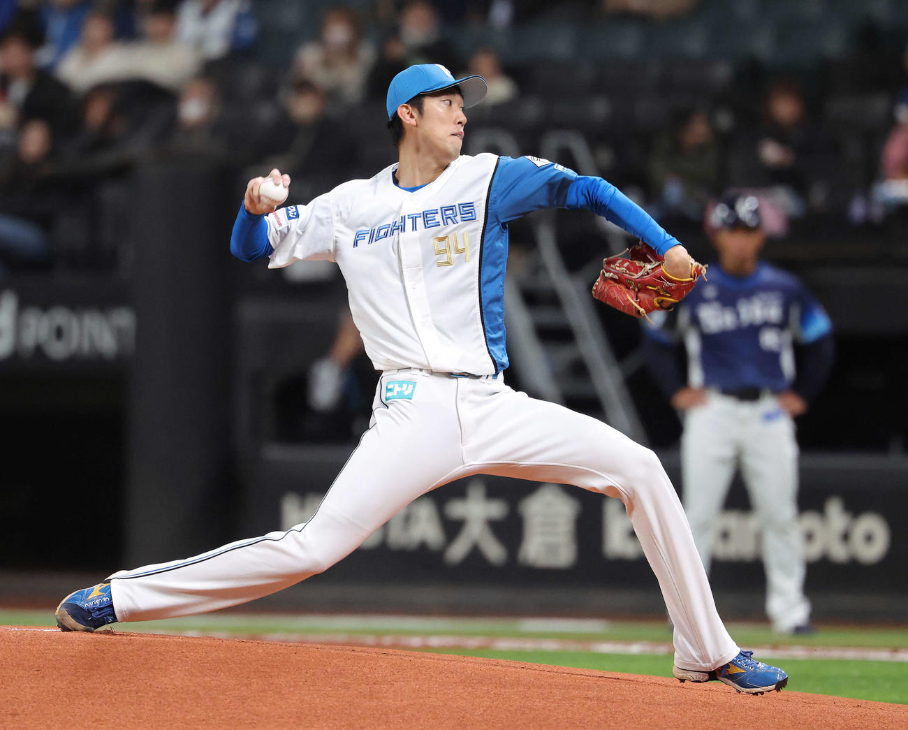 日本ハム福島蓮（2025年3月6日撮影）