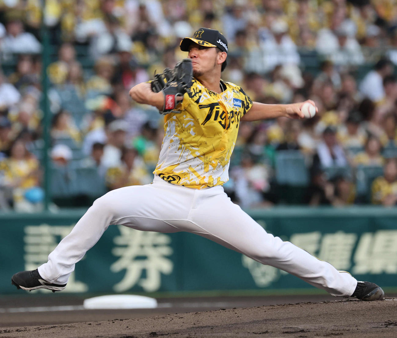 阪神対ヤクルト　阪神先発の伊藤将（撮影・宮崎幸一)